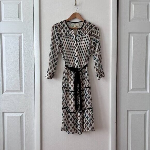 Ted Baker Colour By Number Ria Heart Print Shirt Dress - Picture 3 of 8